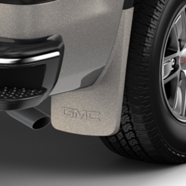 Rear Splash Guards in Pepperdust Metallic with GMC logo