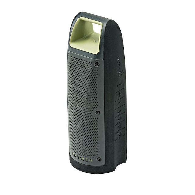 Bullfrog® BF100 Portable Bluetooth® Waterproof Speaker by KICKER® in Gray/Green - Associated Accessories