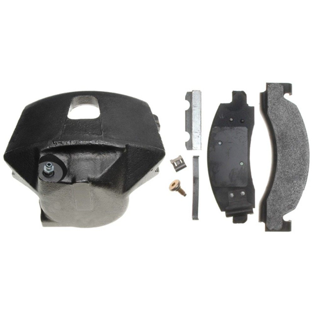 ACDelco Professional Passenger Side Disc Brake Caliper Assembly with Semi-Metallic Pads (Loaded Non-Coated), Remanufactured