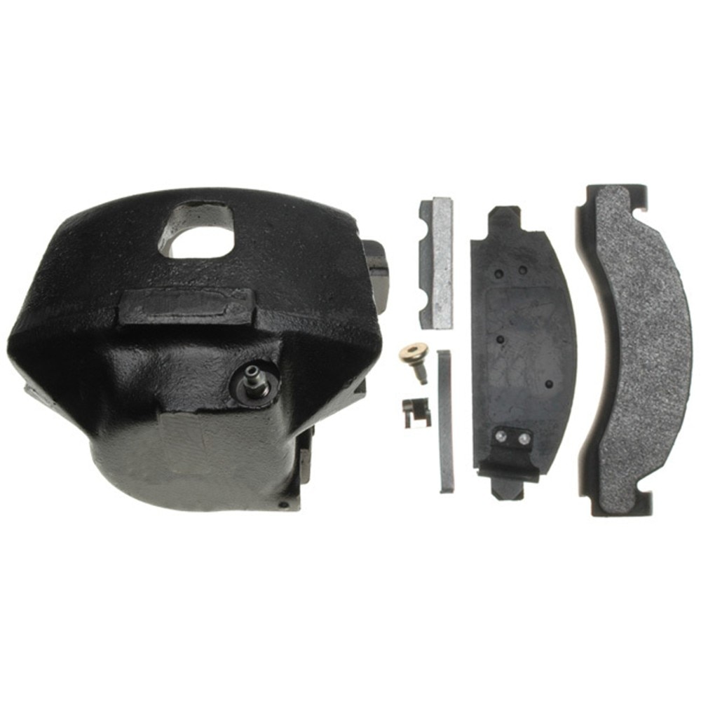 ACDelco Professional Disc Brake Caliper Assembly with Semi-Metallic Pads (Loaded Non-Coated), Remanufactured