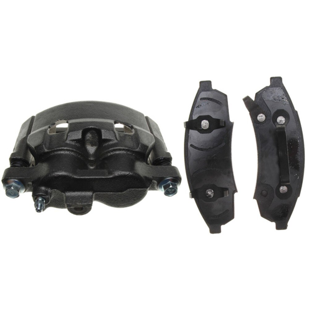 ACDelco Gold Front Driver Side Disc Brake Caliper Assembly with Semi-Metallic Pads (Loaded Non-Coated), Remanufactured