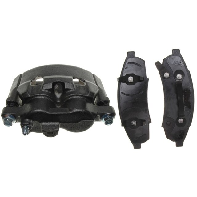 ACDelco Gold Front Driver Side Disc Brake Caliper Assembly with Semi-Metallic Pads (Loaded Non-Coated), Remanufactured