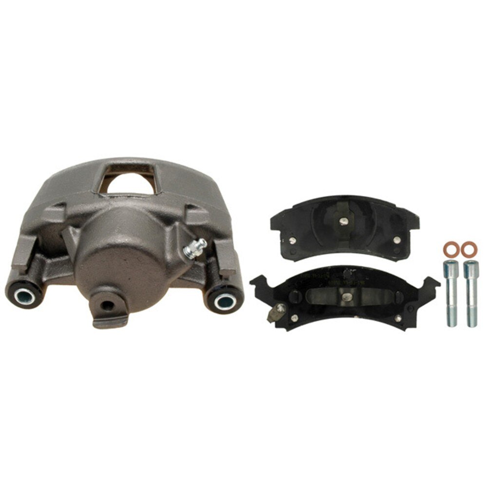 ACDelco Gold Front Disc Brake Caliper Assembly with Semi-Metallic Pads (Loaded Non-Coated), Remanufactured