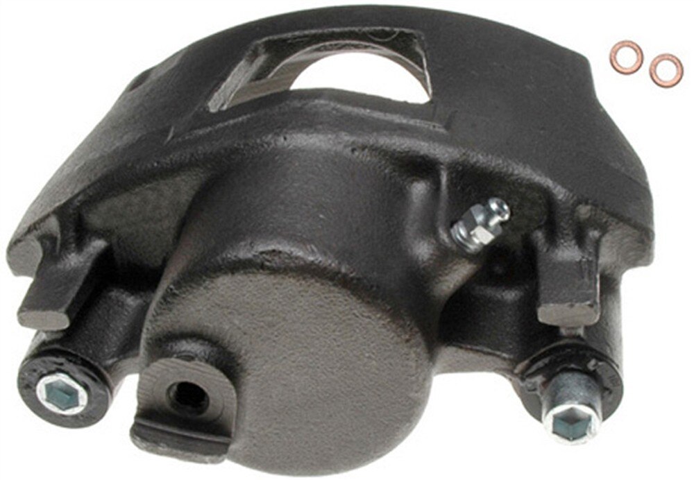 ACDelco Gold Front Passenger Side Disc Brake Caliper Assembly (Friction Ready Non-Coated), Remanufactured