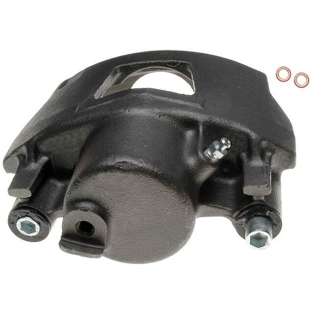 ACDelco Gold Front Passenger Side Disc Brake Caliper Assembly (Friction Ready Non-Coated), Remanufactured