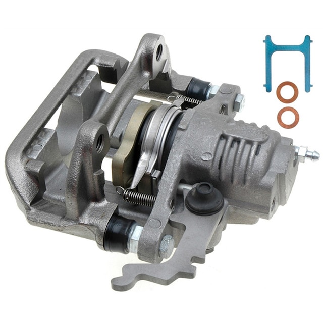 ACDelco Gold Rear Passenger Side Disc Brake Caliper Assembly (Friction Ready Non-Coated), Remanufactured