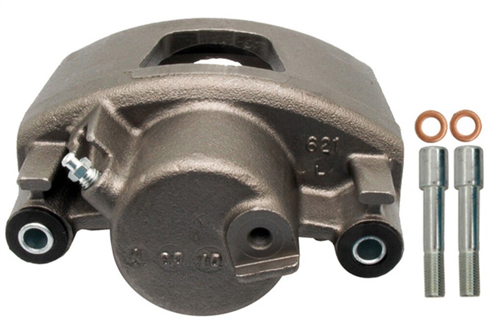 ACDelco Gold Front Disc Brake Caliper Assembly (Friction Ready Non-Coated), Remanufactured