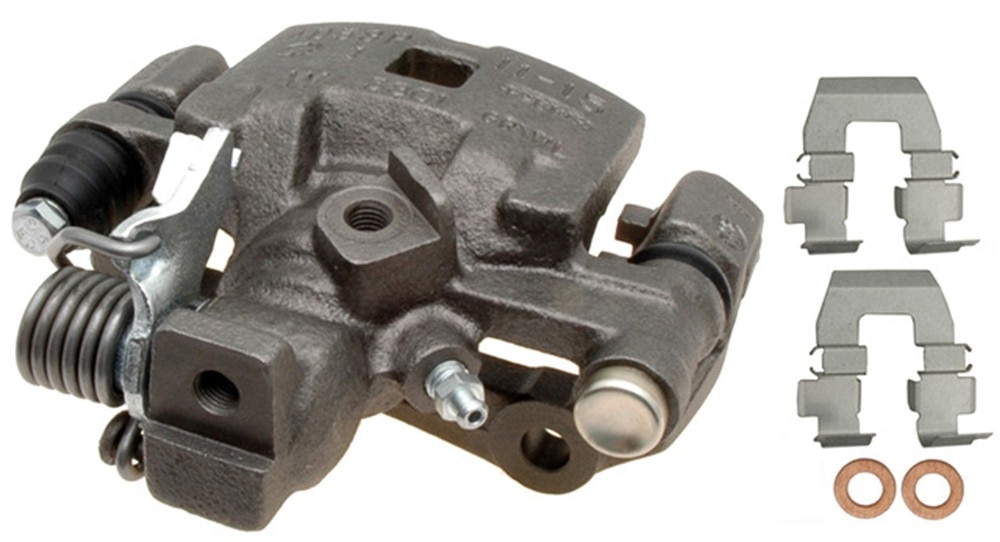 ACDelco Gold Rear Driver Side Disc Brake Caliper Assembly (Friction Ready Non-Coated), Remanufactured