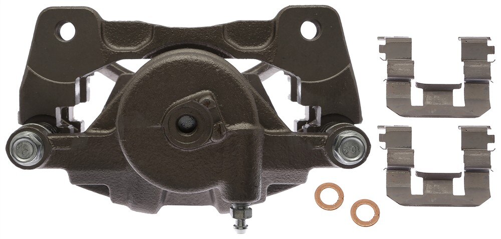 ACDelco Gold Front Driver Side Disc Brake Caliper Assembly (Friction Ready Non-Coated), Remanufactured