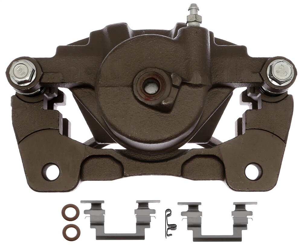 ACDelco Gold Front Passenger Side Disc Brake Caliper Assembly (Friction Ready Non-Coated), Remanufactured