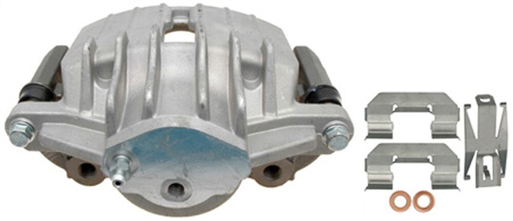 ACDelco Gold Front Driver Side Disc Brake Caliper Assembly (Friction Ready Non-Coated), Remanufactured
