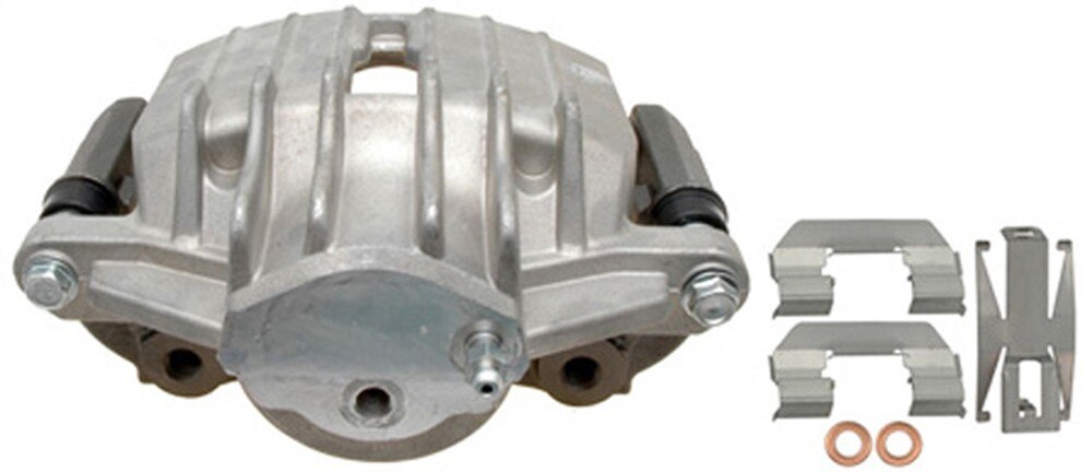 ACDelco Gold Front Passenger Side Disc Brake Caliper Assembly (Friction Ready Non-Coated), Remanufactured
