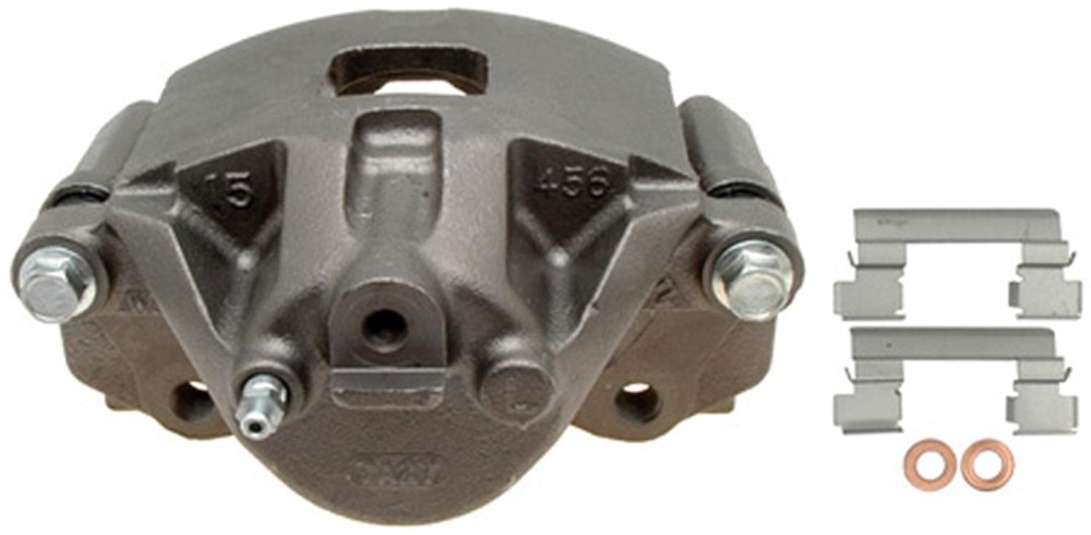 ACDelco Gold Front Driver Side Disc Brake Caliper Assembly (Friction Ready Non-Coated), Remanufactured