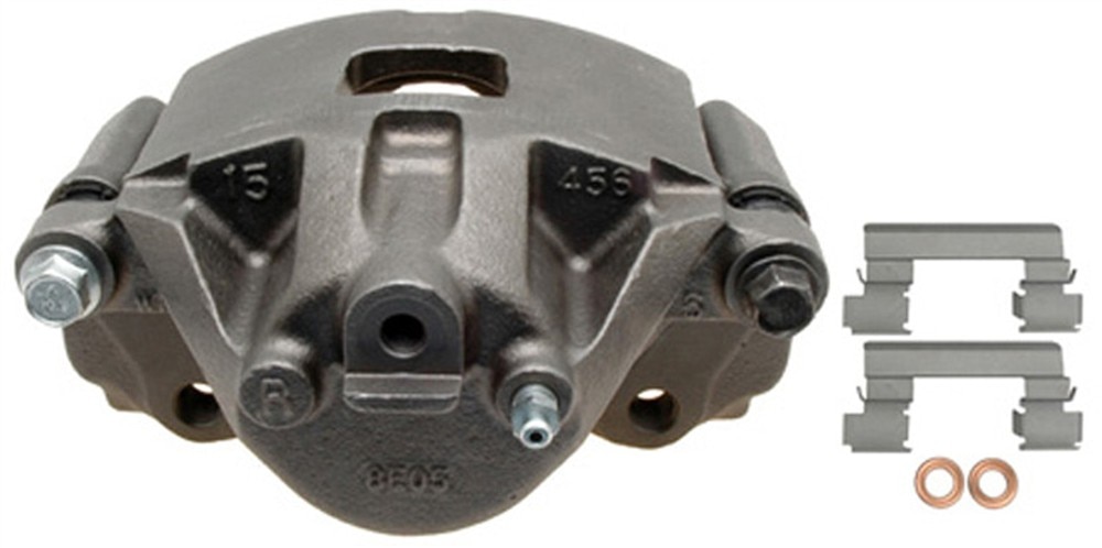 ACDelco Gold Front Passenger Side Disc Brake Caliper Assembly (Friction Ready Non-Coated), Remanufactured