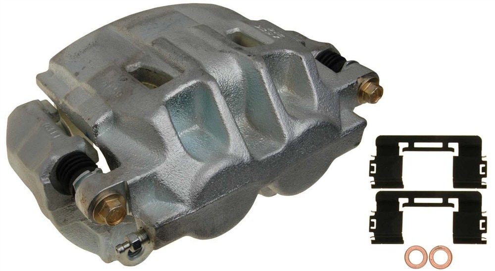 ACDelco Gold Front Driver Side Disc Brake Caliper Assembly (Friction Ready Non-Coated), Remanufactured