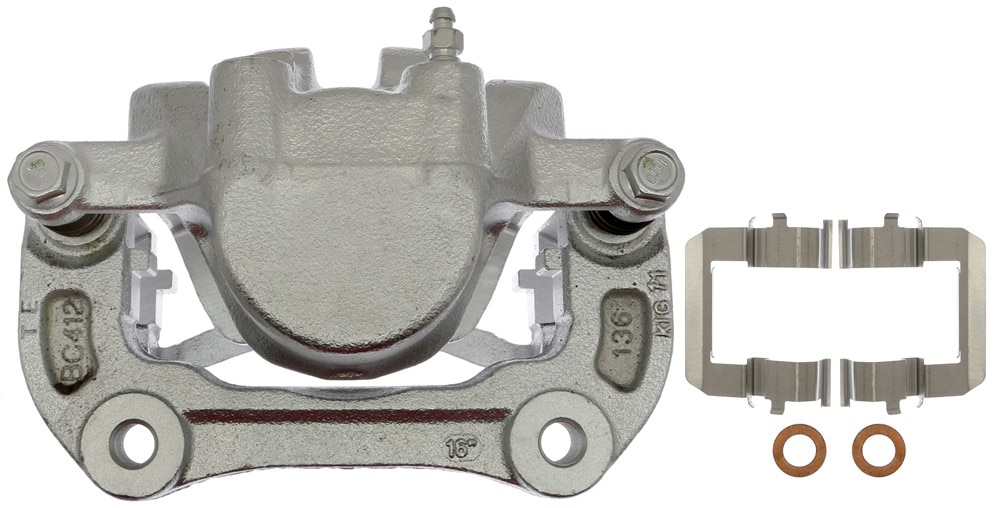 ACDelco Gold Front Passenger Side Disc Brake Caliper Assembly (Friction Ready Coated), Remanufactured
