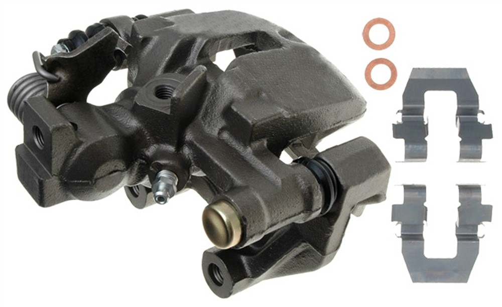 ACDelco Gold Rear Passenger Side Disc Brake Caliper Assembly (Friction Ready Non-Coated), Remanufactured
