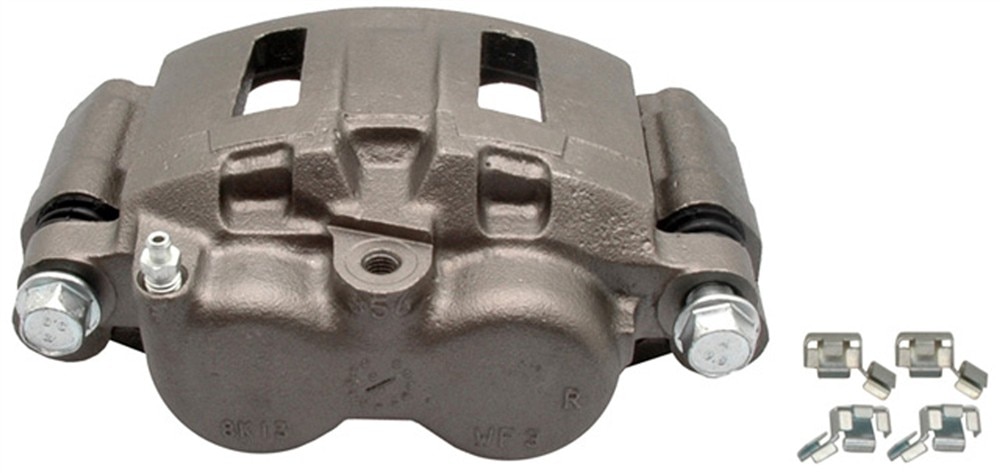 ACDelco Gold Front Passenger Side Disc Brake Caliper Assembly (Friction Ready Non-Coated), Remanufactured
