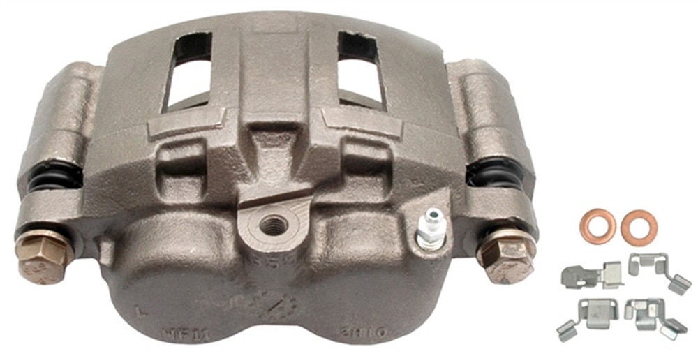ACDelco Gold Front Driver Side Disc Brake Caliper Assembly (Friction Ready Non-Coated), Remanufactured