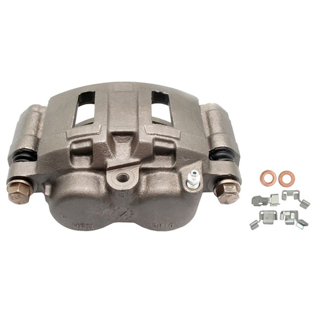 ACDelco Gold Front Driver Side Disc Brake Caliper Assembly (Friction Ready Non-Coated), Remanufactured
