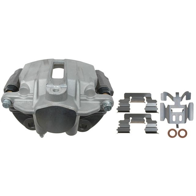 ACDelco Gold Rear Driver Side Disc Brake Caliper Assembly (Friction Ready Non-Coated), Remanufactured