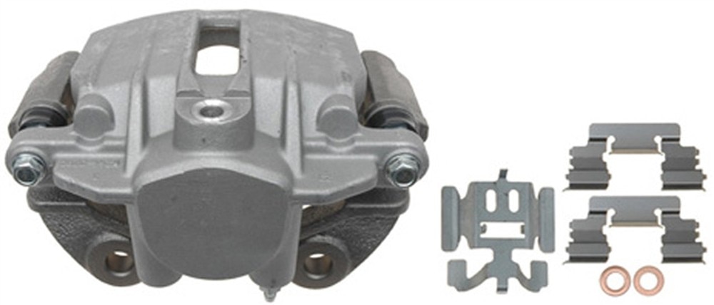 ACDelco Gold Rear Passenger Side Disc Brake Caliper Assembly (Friction Ready Non-Coated), Remanufactured