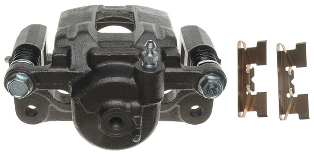 ACDelco Gold Front Passenger Side Disc Brake Caliper Assembly (Friction Ready Non-Coated), Remanufactured