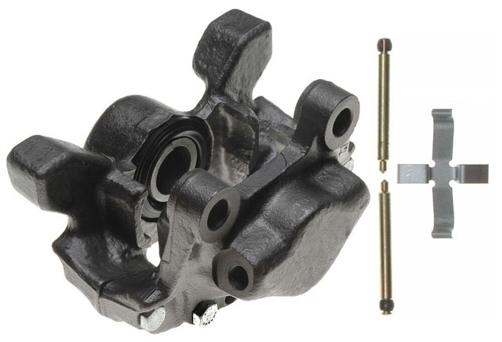 ACDelco Gold Rear Passenger Side Disc Brake Caliper Assembly (Friction Ready Non-Coated), Remanufactured