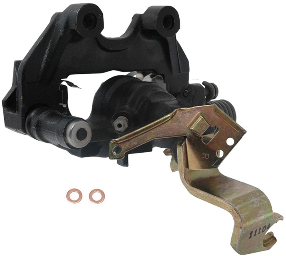 ACDelco Gold Rear Passenger Side Disc Brake Caliper Assembly (Friction Ready Non-Coated), Remanufactured