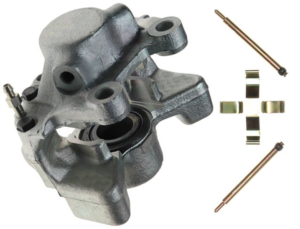 ACDelco Gold Rear Passenger Side Disc Brake Caliper Assembly (Friction Ready Non-Coated), Remanufactured