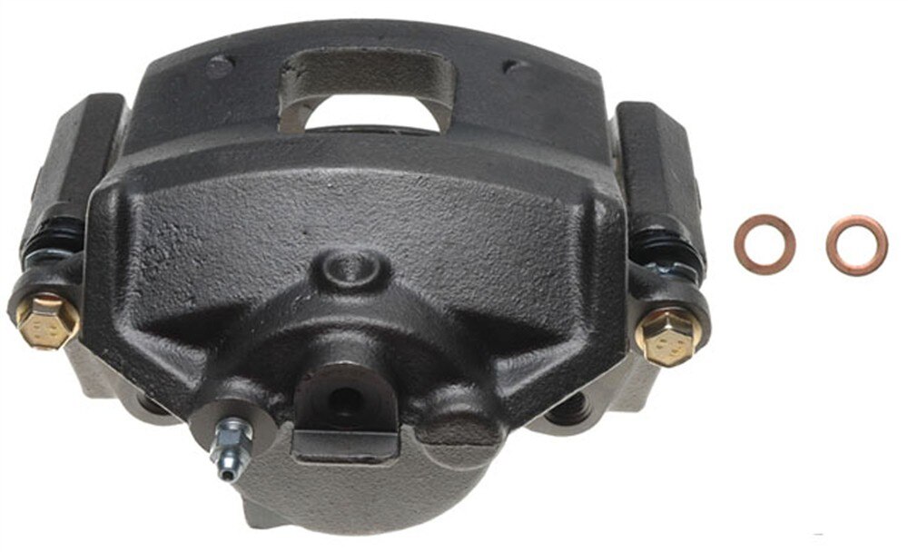 ACDelco Gold Front Driver Side Disc Brake Caliper Assembly (Friction Ready Non-Coated), Remanufactured