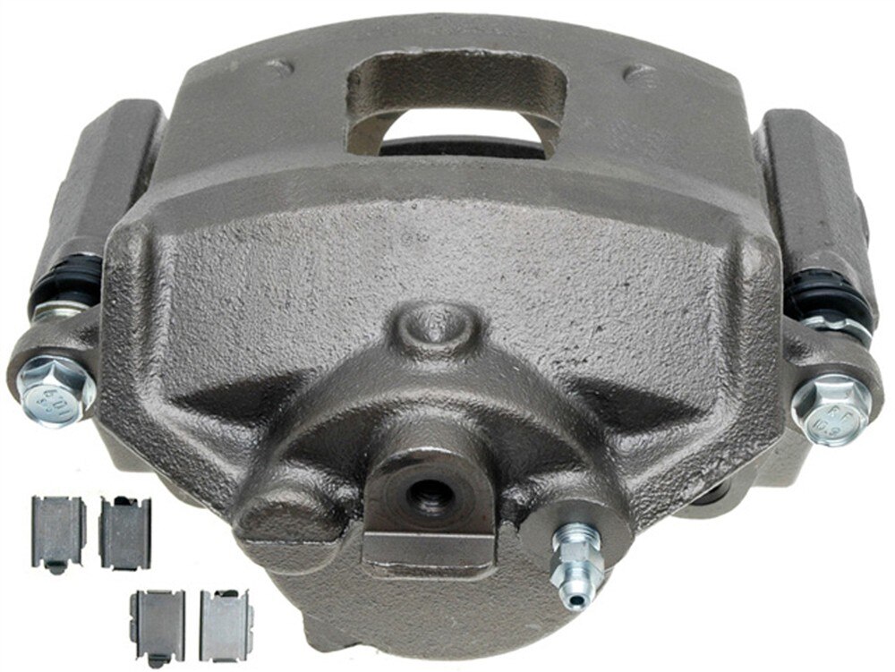 ACDelco Gold Front Passenger Side Disc Brake Caliper Assembly (Friction Ready Non-Coated), Remanufactured