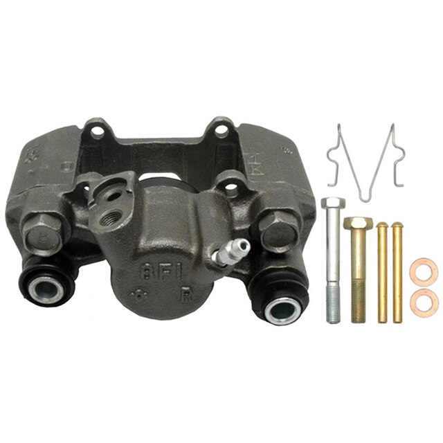 ACDelco Gold Rear Passenger Side Disc Brake Caliper Assembly (Friction Ready Non-Coated), Remanufactured