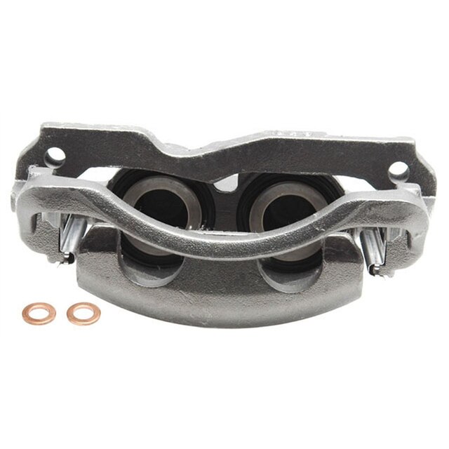 ACDelco Gold Front Passenger Side Disc Brake Caliper Assembly (Friction Ready Non-Coated), Remanufactured