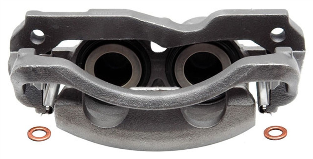 ACDelco Gold Front Disc Brake Caliper Assembly (Friction Ready Non-Coated), Remanufactured