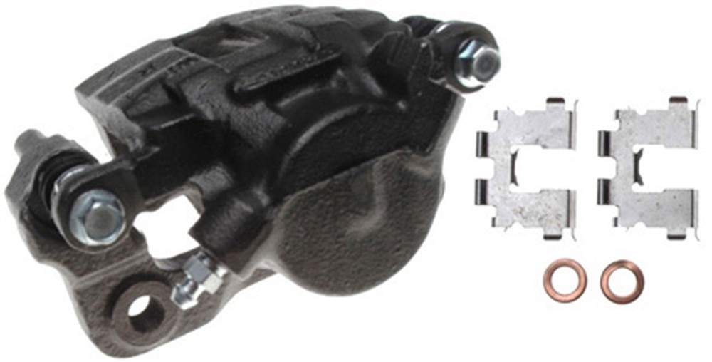 ACDelco Gold Front Passenger Side Disc Brake Caliper Assembly (Friction Ready Non-Coated), Remanufactured