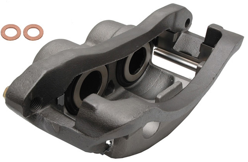 ACDelco Gold Rear Driver Side Disc Brake Caliper Assembly (Friction Ready Non-Coated), Remanufactured