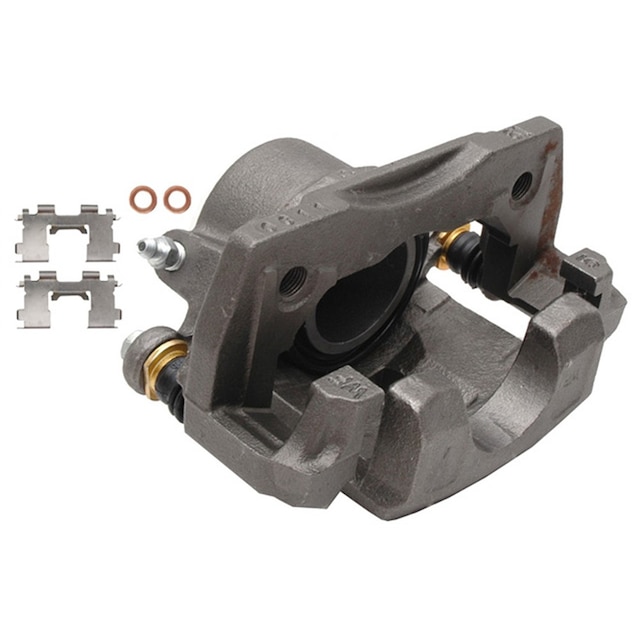 ACDelco Gold Front Passenger Side Disc Brake Caliper Assembly (Friction Ready Non-Coated), Remanufactured