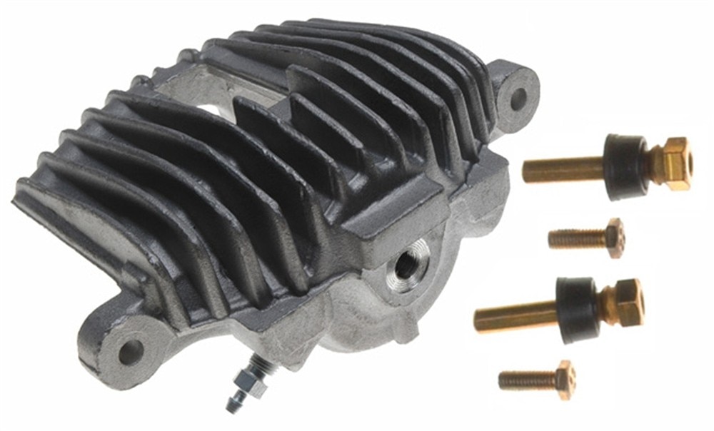 ACDelco Gold Front Passenger Side Disc Brake Caliper Assembly (Friction Ready Non-Coated), Remanufactured