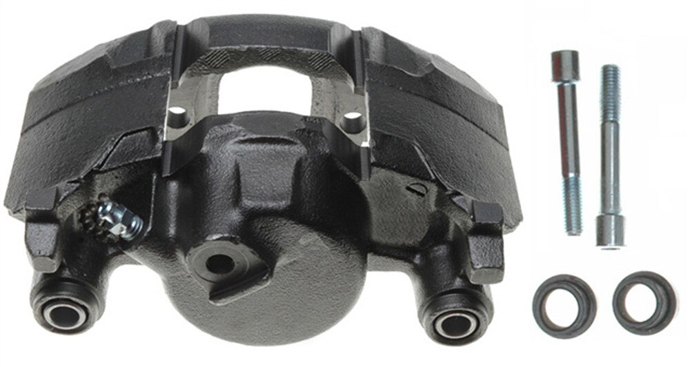 ACDelco Gold Front Driver Side Disc Brake Caliper Assembly (Friction Ready Non-Coated), Remanufactured