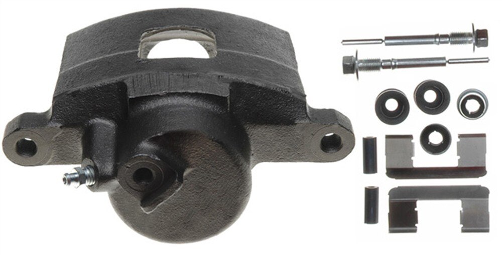 ACDelco Gold Front Driver Side Disc Brake Caliper Assembly (Friction Ready Non-Coated), Remanufactured