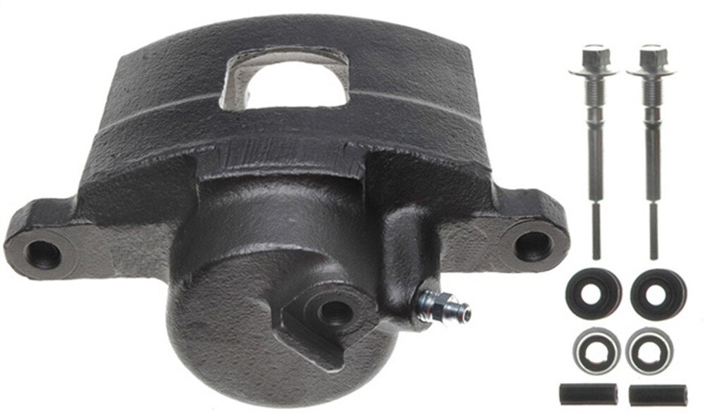 ACDelco Gold Front Passenger Side Disc Brake Caliper Assembly (Friction Ready Non-Coated), Remanufactured