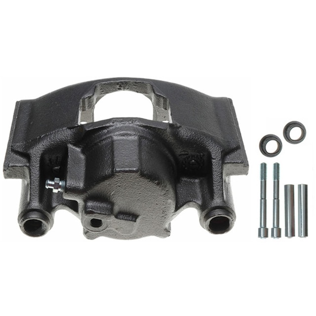 ACDelco Gold Front Passenger Side Disc Brake Caliper Assembly (Friction Ready Non-Coated), Remanufactured