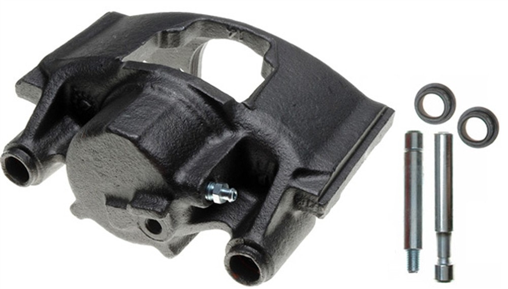 ACDelco Gold Front Driver Side Disc Brake Caliper Assembly (Friction Ready Non-Coated), Remanufactured
