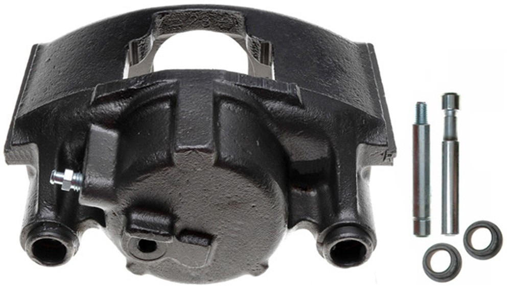 ACDelco Gold Front Passenger Side Disc Brake Caliper Assembly (Friction Ready Non-Coated), Remanufactured