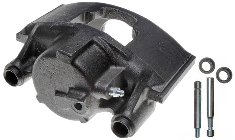 ACDelco Gold Front Driver Side Disc Brake Caliper Assembly (Friction Ready Non-Coated), Remanufactured