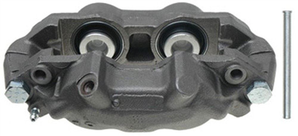 ACDelco Gold Front Passenger Side Disc Brake Caliper Assembly (Friction Ready Non-Coated), Remanufactured
