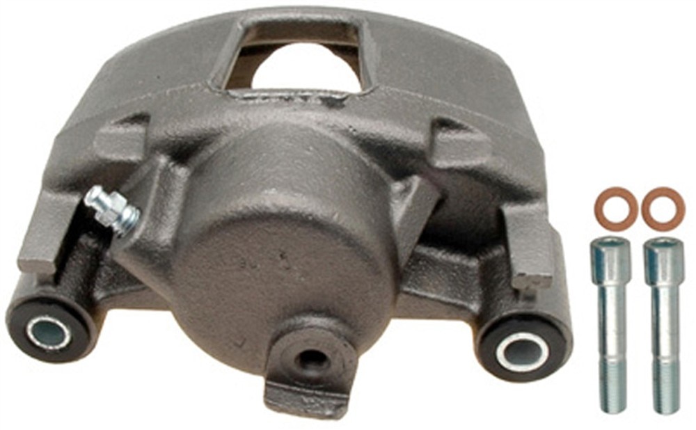 ACDelco Gold Front Disc Brake Caliper Assembly (Friction Ready Non-Coated), Remanufactured