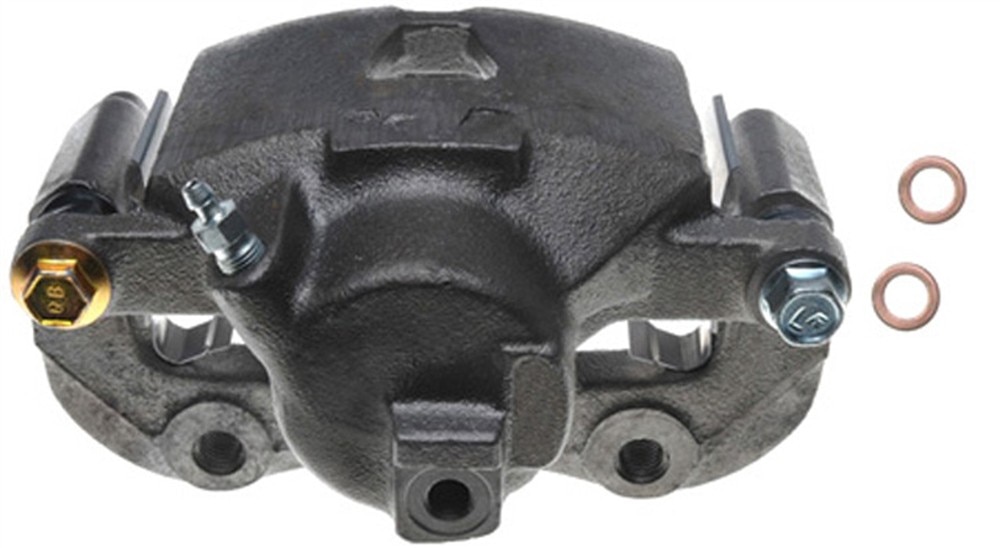 ACDelco Gold Front Driver Side Disc Brake Caliper Assembly (Friction Ready Non-Coated), Remanufactured