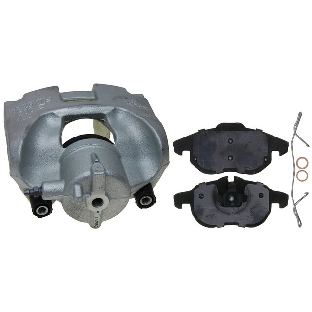 ACDelco Gold Front Driver Side Disc Brake Caliper Assembly with Semi-Metallic Pads (Loaded Non-Coated), Remanufactured